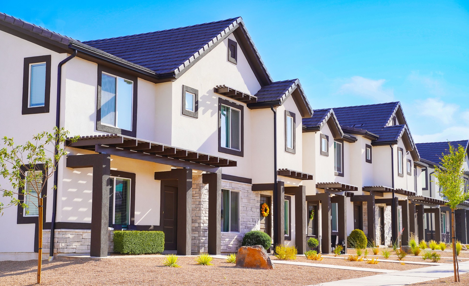 Row of Townhomes in Southern Utah